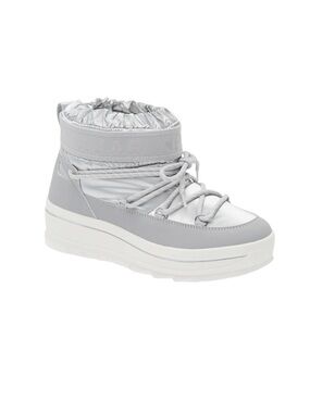 Pajar Galaxy Mini Waterproof Platform Silver Ankle Boots – Sz 8.5